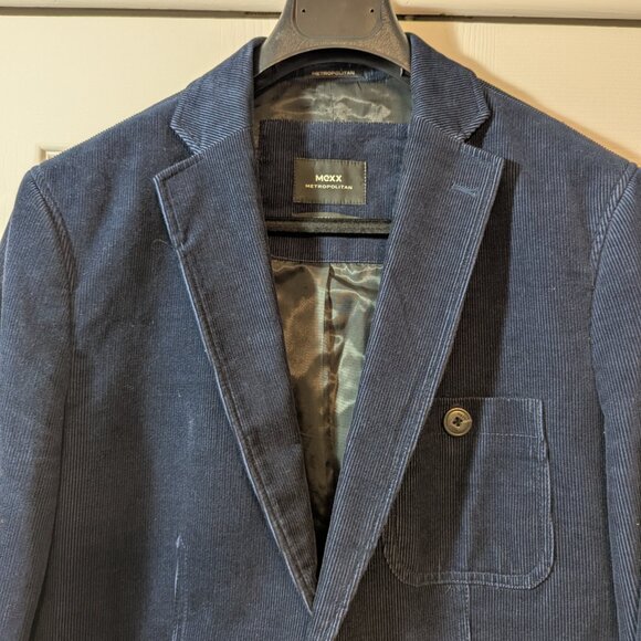 Mexx Navy Metropolitan Corduroy Blazer - Slim 42 - Picture 1 of 14